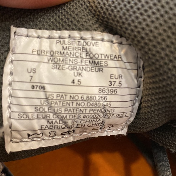 Merrell Continuum pulse II Dove - Picture 8 of 10